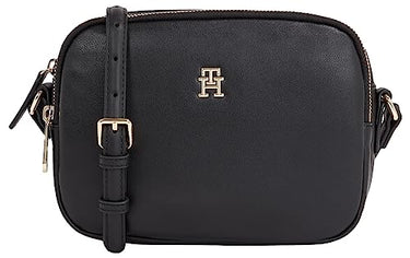 Tommy Hilfiger Damen Umhängetasche Poppy Plus Crossover Mittelgroß, Schwarz (Black), Onesize im Sale